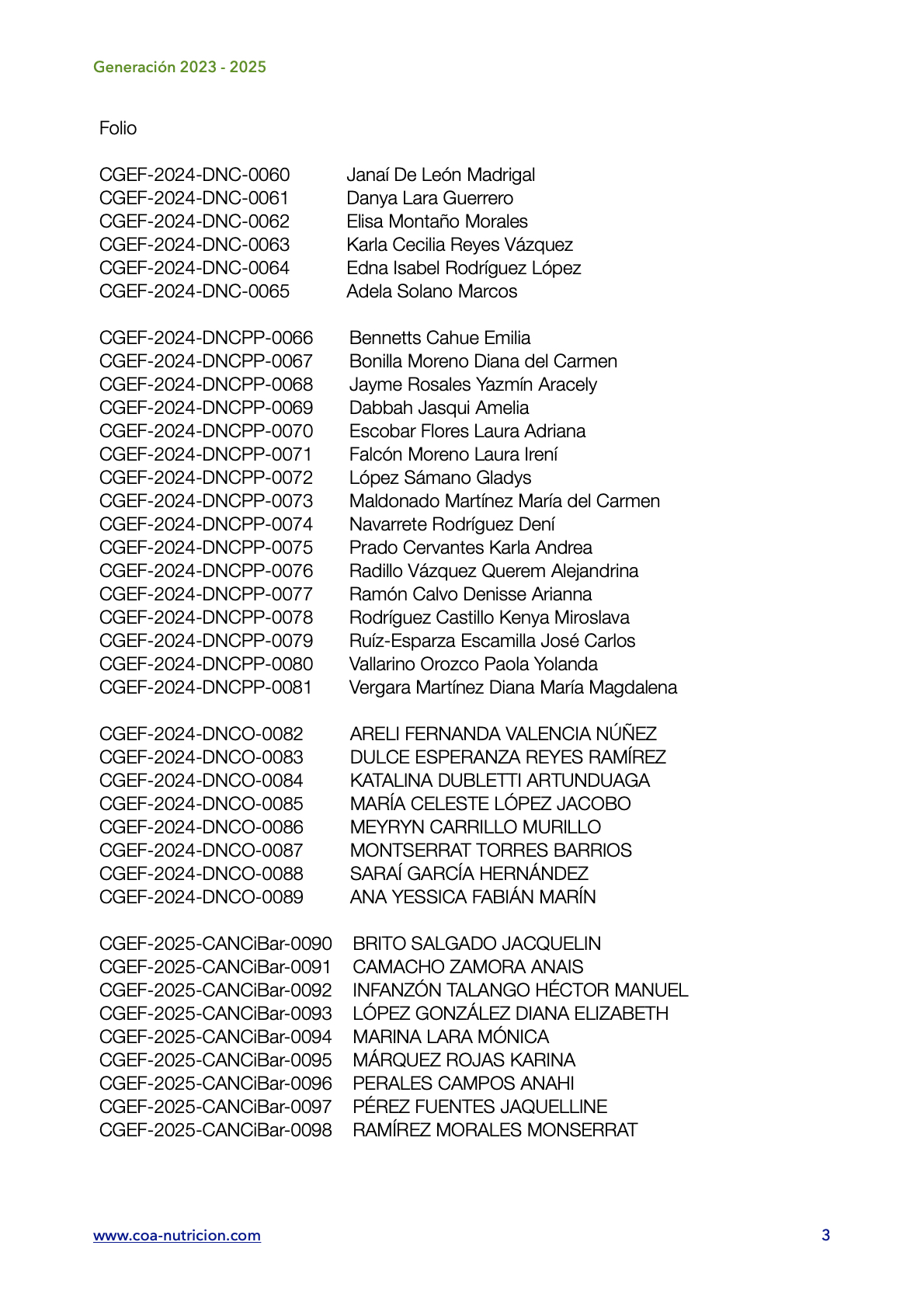 ‎Verificación plataforma CGEF23-25 COA.‎3