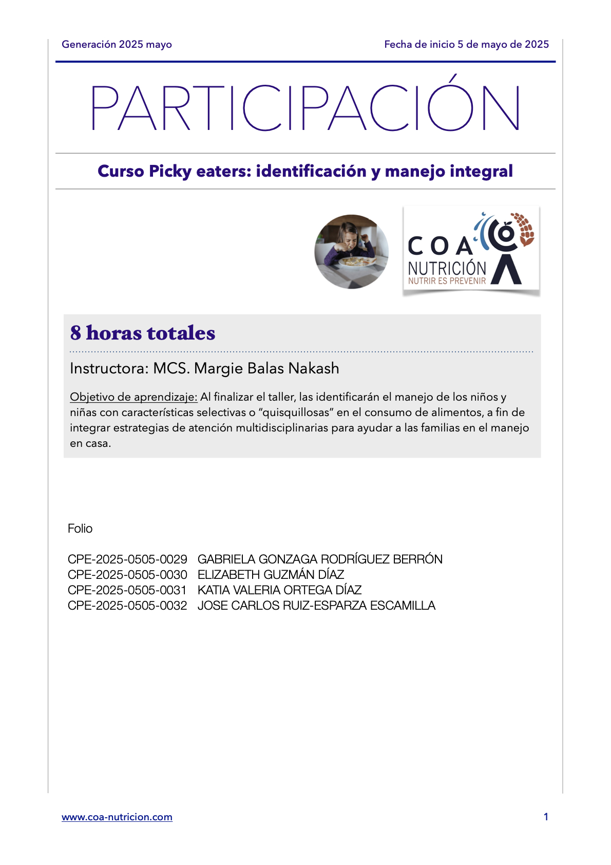 ‎Verificación plataforma CPE25may-COA.‎1