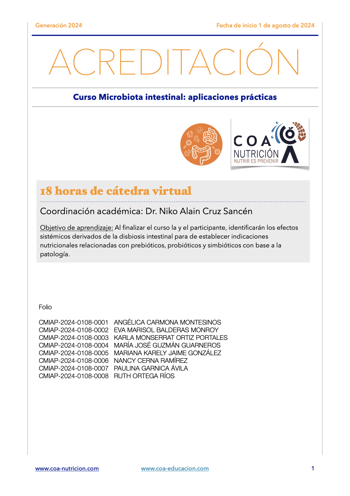 ‎Verificación plataforma CMIAP24-COA.‎1