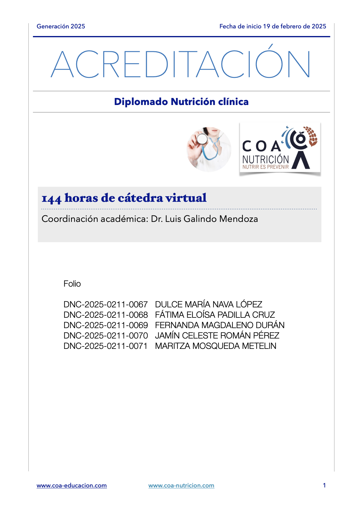 ‎Verificación DNC25-COA.‎1
